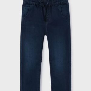 Pantalón vaquero jogger sin botón niño 4531