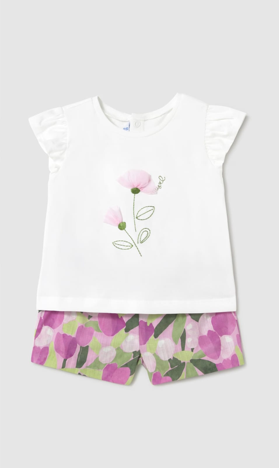 Conjunto_pantalón_corto_floral_y_camiseta_bebé_1237_Malva_mayoral