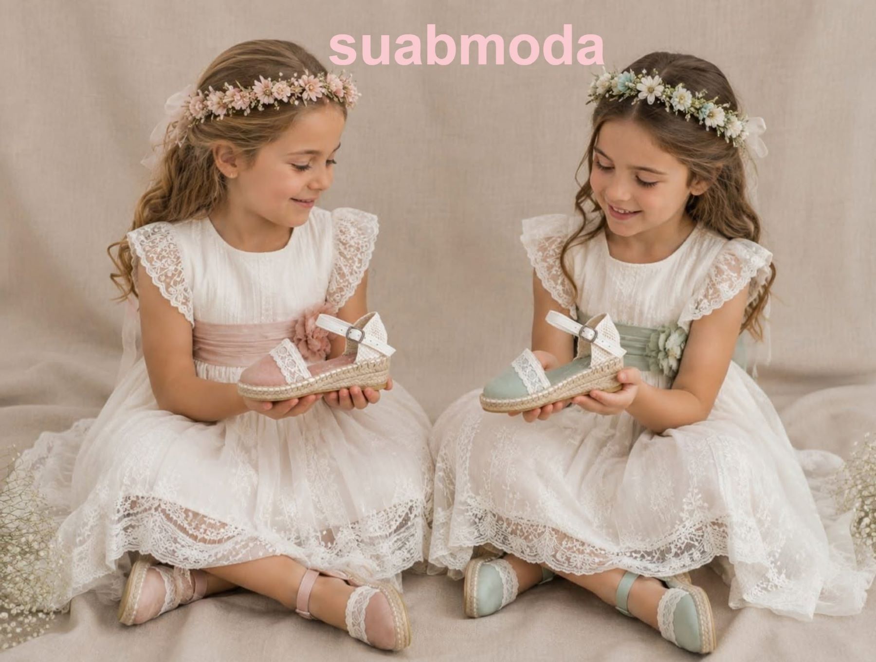 Alpargatas para niña de comunión y ceremonia