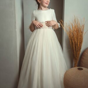 Vestido comunión Lola Rodillo Mod. X260